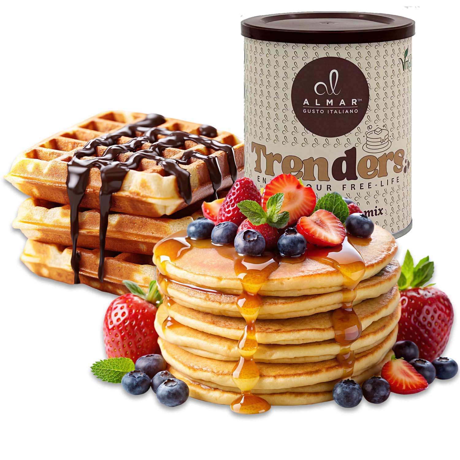 Trends bei Pfannkuchen- und Waffelmischungen
